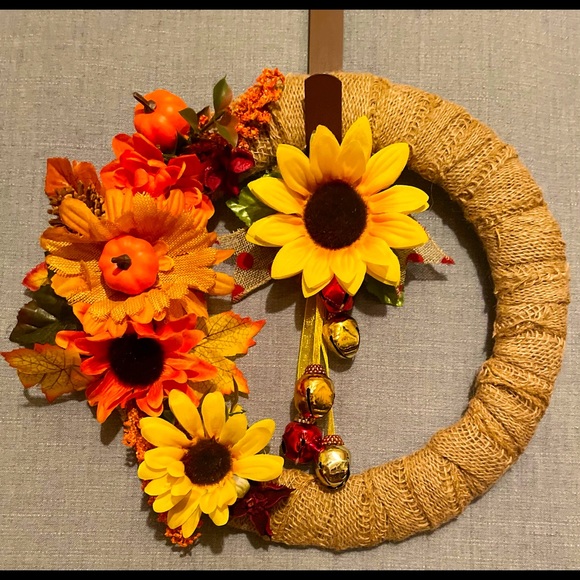 Handcrafted Fall Wreath - Picture 1 of 1